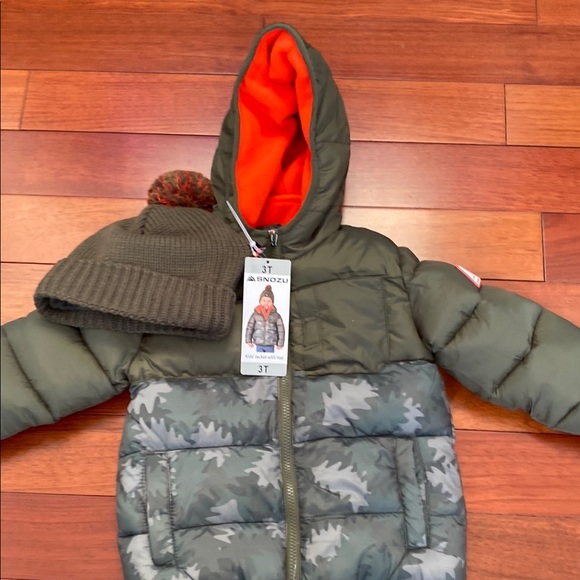 Mountain Warehouse Kids' Camo Puffer Jacket - Picture 6 of 7
